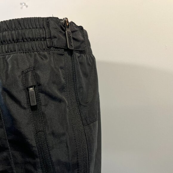 SWIX Men's Universalx Black Full Length Zip Mesh Lined Pants - Size Large - Picture 2 of 6